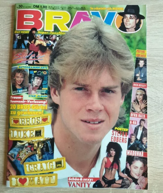 Bravo 30/1988 - Stefan Edberg - Michael Jackson - Sylvester Stallone - Komplett