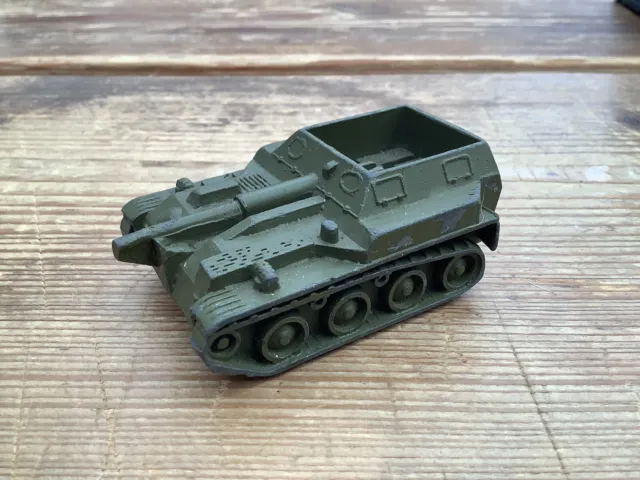 USSR Russian Soviet Army Military Armoured Self Propelled Gun Tank Die Cast