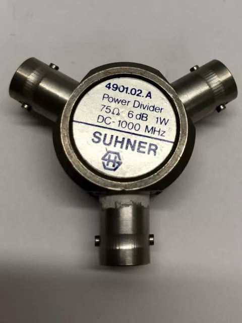 4901.02.A - Resistive Power Divider 75 Ohm, 6dB 1W, Huber+Suhner 2