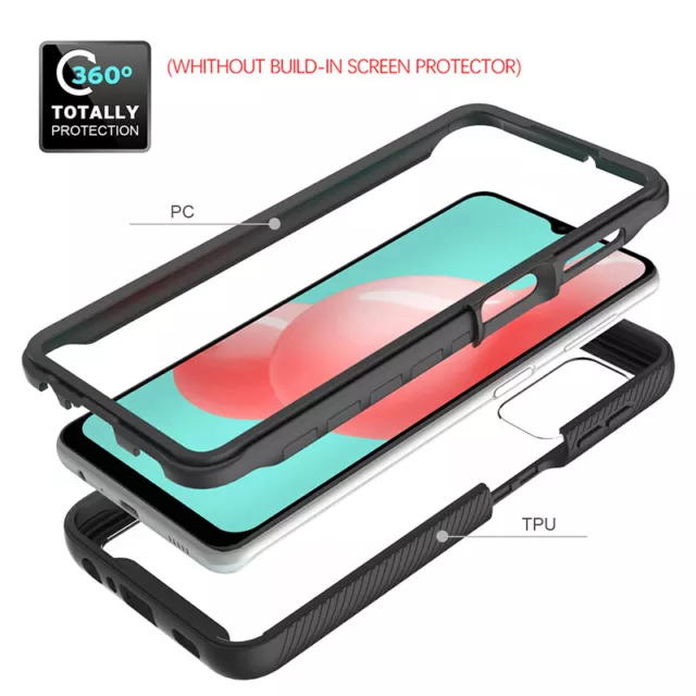 For Samsung A14 A54 A13 A23 A53 A52S A12 A32 Case Clear Shockproof Bumper Cover 2