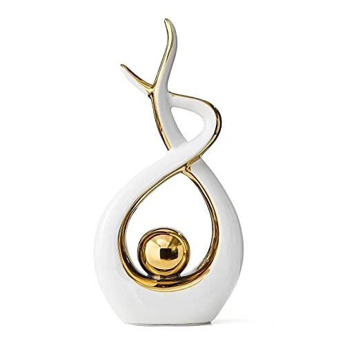 Octdays Home Decor Modern Abstract Art Ceramic Statue Living Room Decor Table...