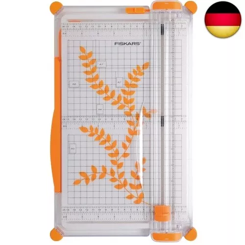 Fiskars SureCut Papierschneidemaschine, A4, Große Schneidemaschine mit