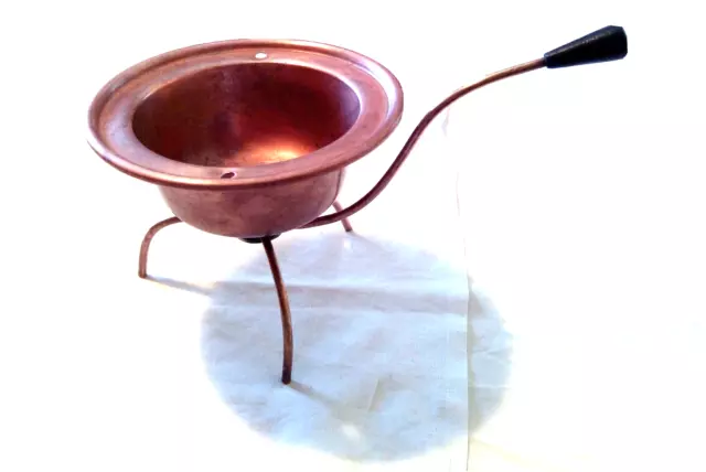 Olla Cobre 3 pies Antiguo - Antique Copper Cooking Pot with 3 legs - Vintage