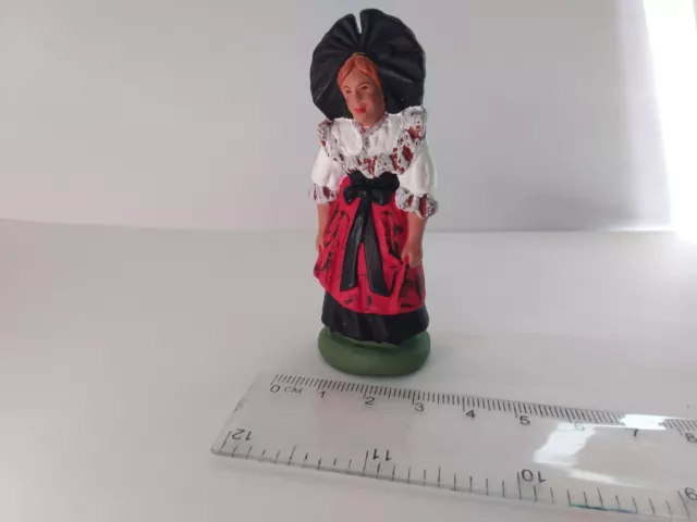 Figurine modèle argile de l'Alsace alsacienne Aubagne Escoffier