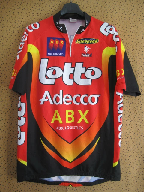 Maillot Cycliste Vintage Crédit Agricole 1999 - Nalini - Taille M - Manches Courtes