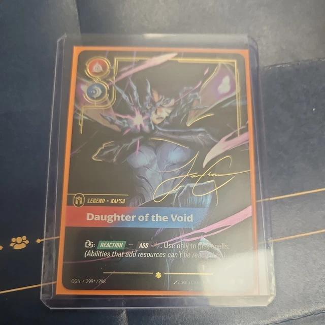 RIFTBOUND: ORIGINS - Legend Kai Sa Daughter Of The Void [SIGNED NM] 299 ...