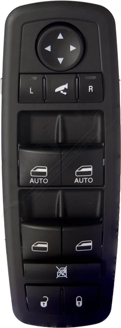 APDTY 157912 Master Window Switch w/Power Folding Mirror Switch & w/Auto Up/Down