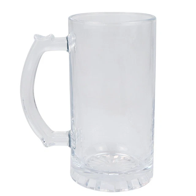 Pick-up 24pcs 16oz Transparent Beer Mug Glass Sublimation Blank Thick Material