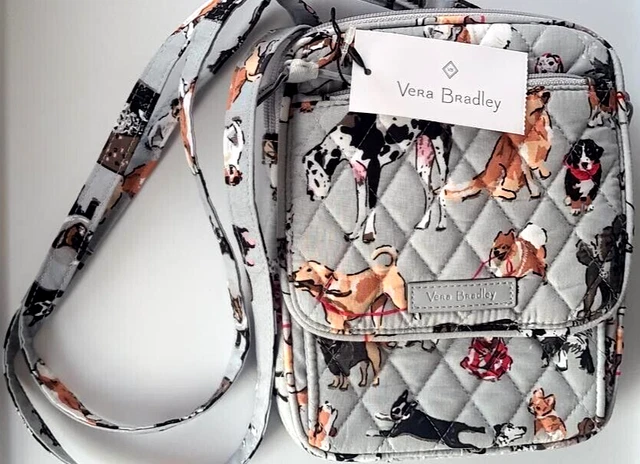 Vera Bradley Dog Show Rfid Mini Hipster  (Crossbody Purse)