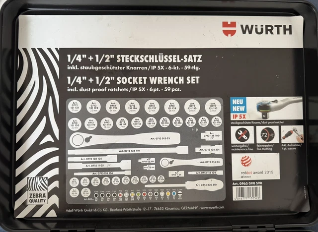 Wurth Zebra Steckschlusselsatz