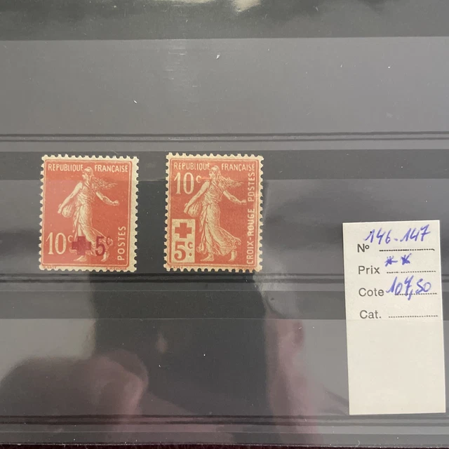 Timbres France   après 1900 **