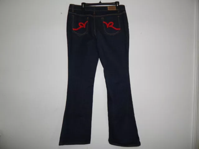 RocaWear Women's Jeans Size 15 Embroidered Red Logo