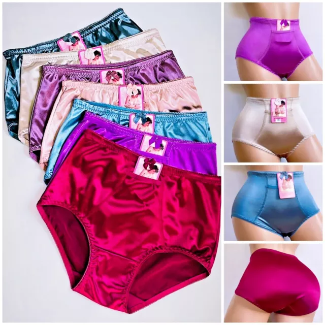 Women's Coco Secrets 2 Pack Satin Full Coverage Panties Underwear #38306B S~ XL
