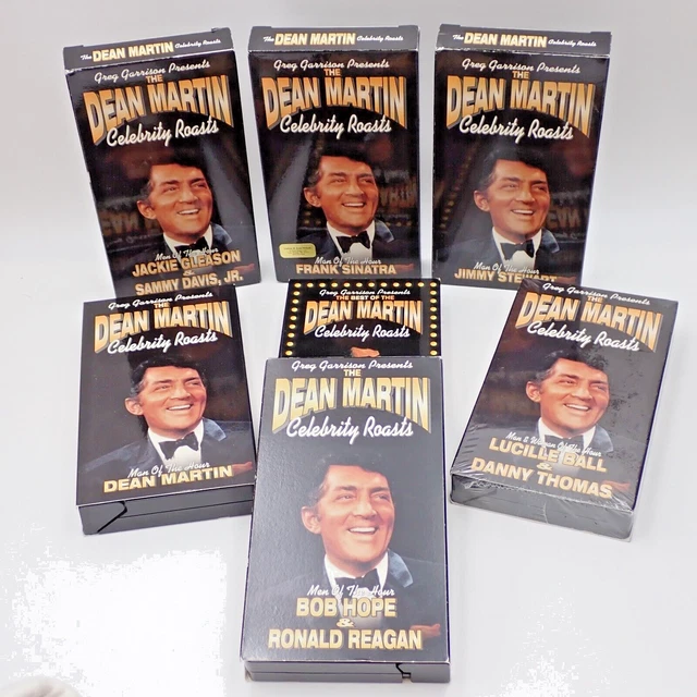DEAN MARTIN CELEBRITY Roast VHS Collection Bob Hope Ronald Reagan Jimmy
