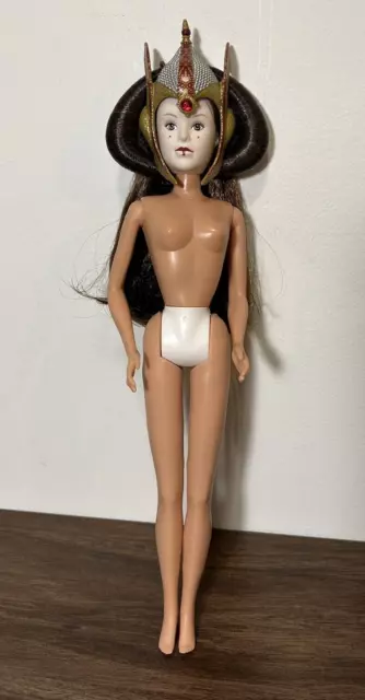 1999 Star Wars Episode 1 Queen Amidala Royal Elegance 12" Doll Headpiece Nude