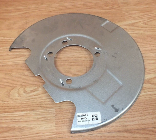 thumbnail interactive-video image 1 of ACDelco GM Original Equipment Front Driver Side Brake Dust Shield - Part # 94775724 1 of 2