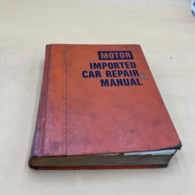 1972-81 Motor Imported Car Repair Manual 4Th Edition Audi Porsche Bmw Vw Mazda