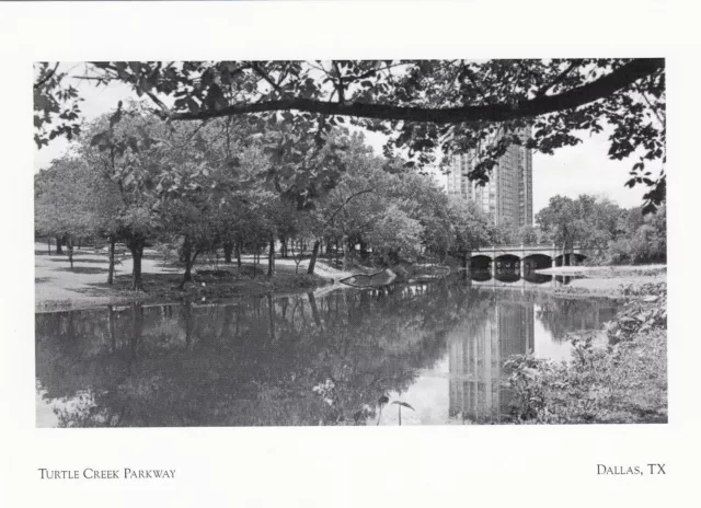 (19227) Postkarte Dallas TX Turtle Creek Parkway (moderne Karte)