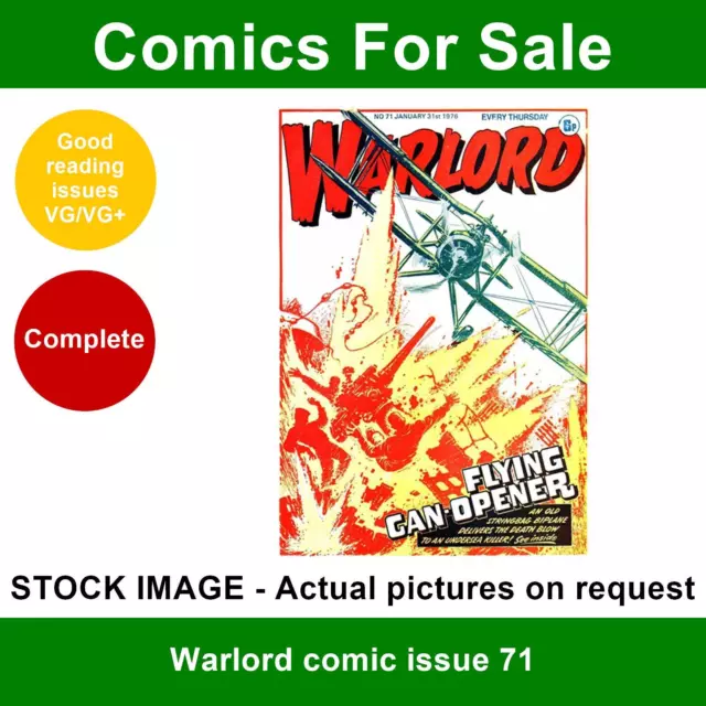 Warlord comic #71 - 31 January 1976 - VG/VG+ - DC Thomson