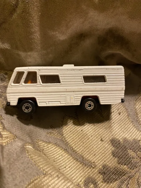 White Mobile Home Die Cast Car 1980