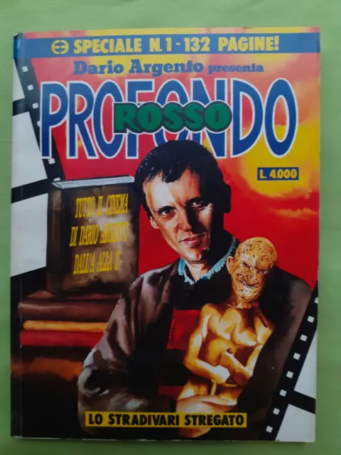 Dario Argento presenta PROFONDO ROSSO n. 1 PERFETTO anno 1991