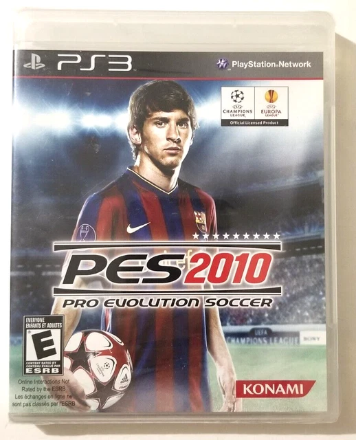 PS3 PRO EVOLUTION Soccer PES 2010 PlayStation 3 Konami ESRB E $9.99 ...