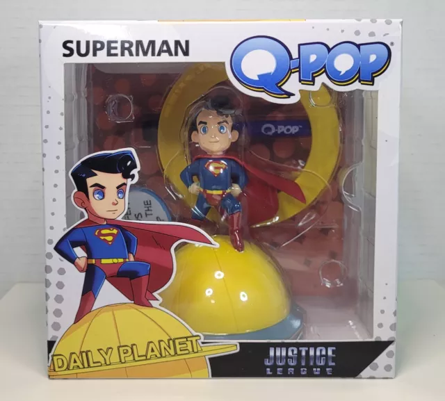Superman Daily Planet Q-Pop DC Comics 2014 Justice league Rare New In Box