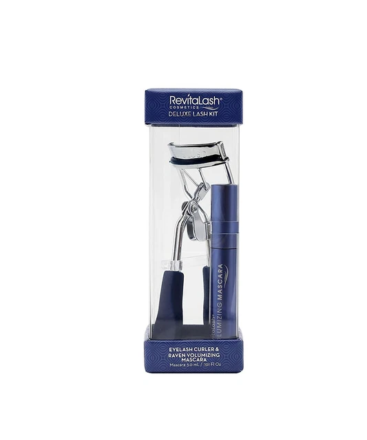 RevitaLash Cosmetics, Deluxe Lash Curler Kit: Curler & Raven Volumizing Mascara