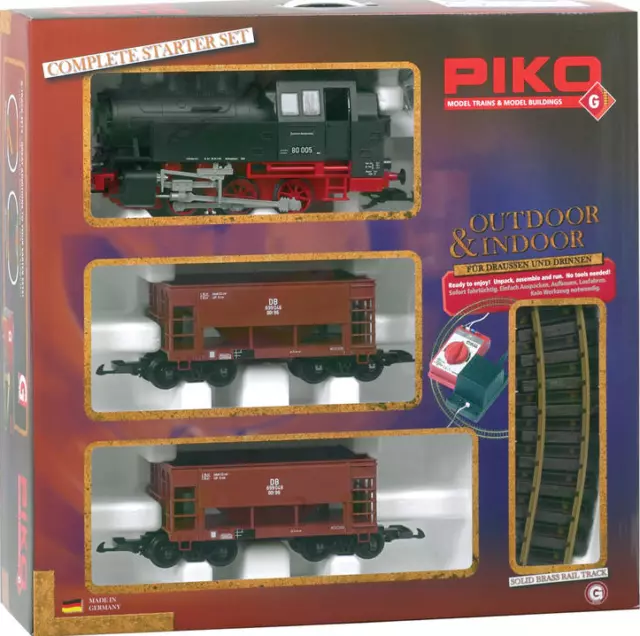 Piko G Scale ~ New 2024 ~ DB BR80 Ore Starter Set ~ USA Edition ~ 37100