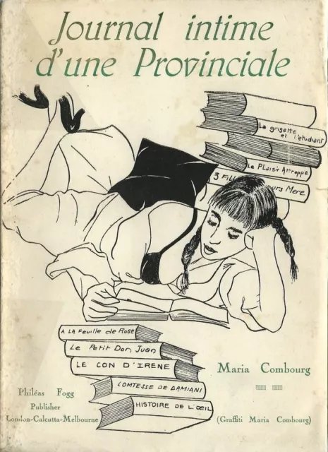 Rare Eo Érotisme Maria Combourg + Yves Tanguy : Journal Intime D'une Provinciale