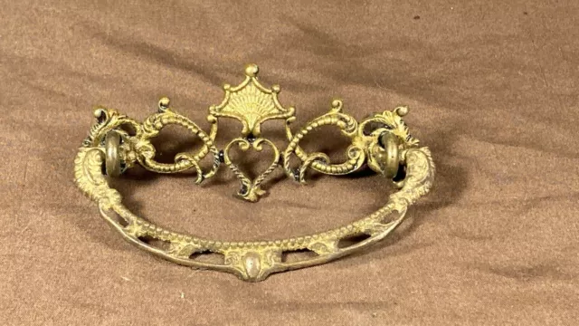 Antique Victorian Eastlake Dresser / Furniture Drawer Pull Handle Hardware