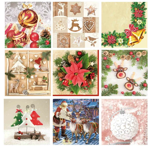 Ambiente Serviettes En Papier Dinner/Party Env. 33x33cm - Nativity