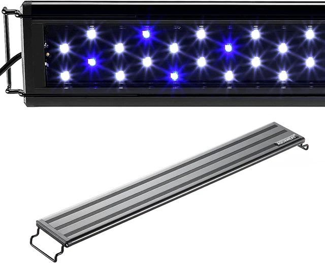LED Aquarium Light Blue and White for 12 Inch to 16 Inch Fish Tank Light Fresh W