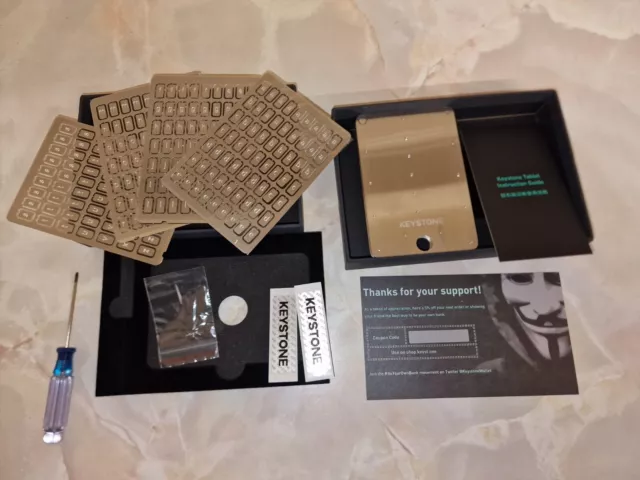 KEYSTONE Tablet Plus Crypto Seed Key Cold Storage Mnemonic Wallet CHRISTMAS GIFT
