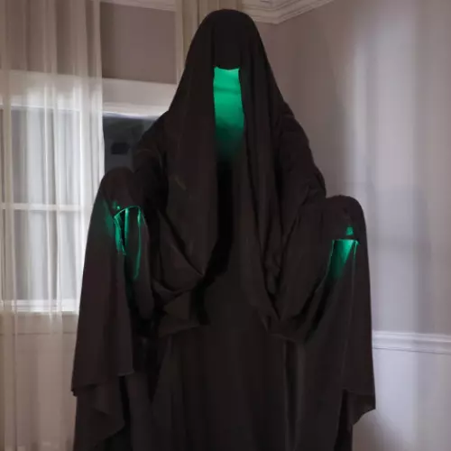 Hooded Phantom Animated Prop Halloween Ghost Spirit Apparition Specter Zombie