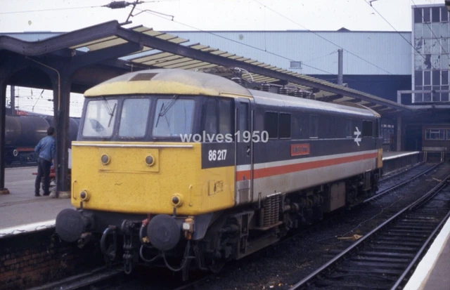 BRITISH RAIL ELECTRIC Class 86 86 217 Original Railway Slide £1.99 ...