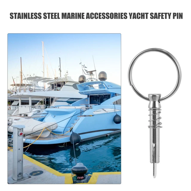2 PCS 2PCS Marine Locking Pin Quick Release Pin Stainless Steel Bimini
