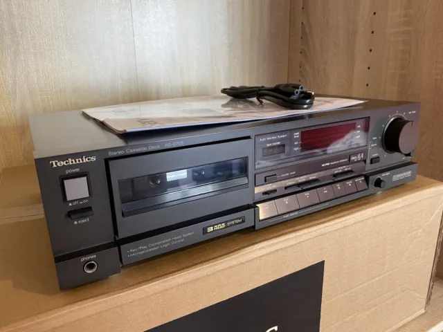Platine cassette TECHNICS RS-B705 haut de gamme 3têtes en état neuf 3