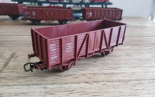 Wagon  benne 2 essieu train ho 1/87 jouef lima roco sncf