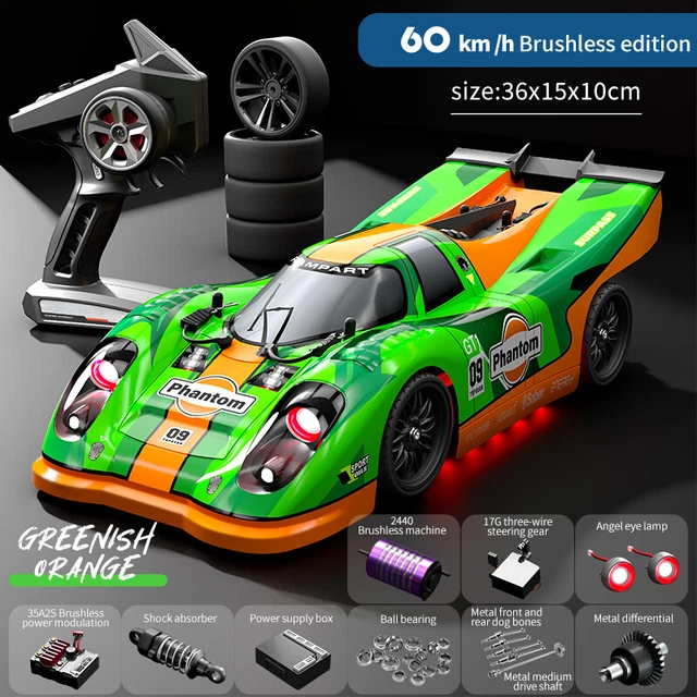 UK 1:14 RC Car 60KM/H 2.4G 4WD Off-Road Racing Drift Cars Brushless ...