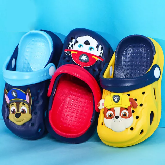 Boys Girls Kids Beach Shoes Clog Mules Sandals Sliders Flip Flops Slippers Size