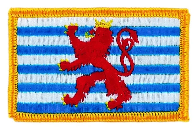 Patch Ricamato Drapeau Royal &Eacute;cosse &ndash; Termoadesivo &ndash; 7 X 4,5 Cm &ndash; Blasone Akacha