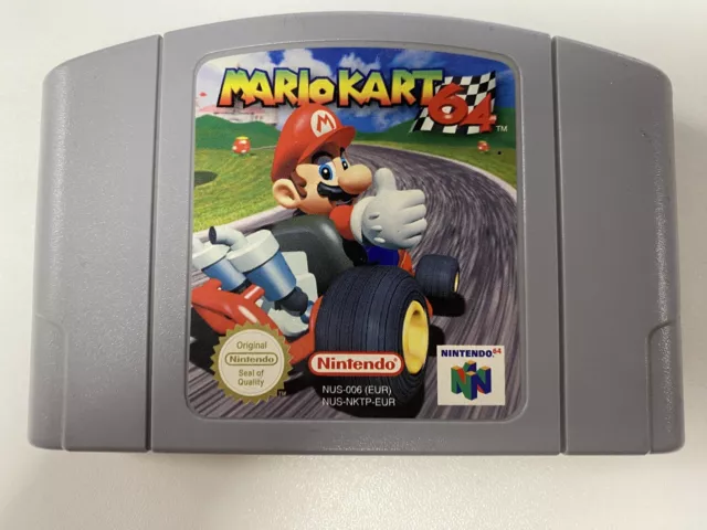 Nintendo 64 Game - Mario Kart 64 PAL - Cartridge Only Retro Gaming
