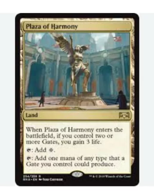 Plaza Of Harmony - Magic the Gathering - NM/LP- Playset x4 Cards