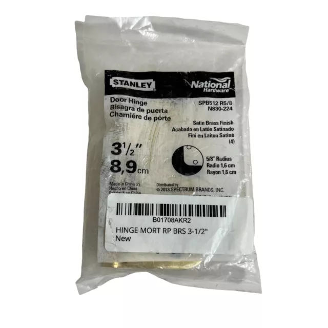 Stanley National Hardware Spb512R5/8 3-1/2" Door Hi