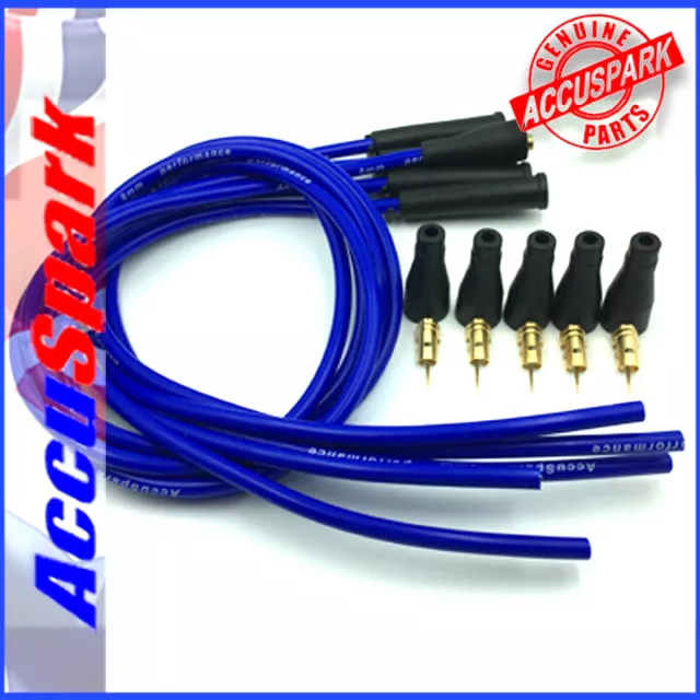 AccuSpark 8mm High Performance Silicone HT Leads For Four Cylinder Classic Cars
