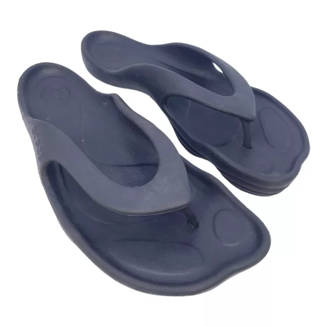 CROCS BOULDER COLORADO Thong Flip Flop Women s Black Sandals Size