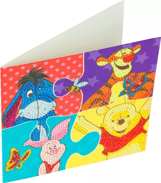 Craft Buddy Kristall Kunst Disney WINNIE DER POOH PUZZLE zum Selbermachen Grußkarte Kit