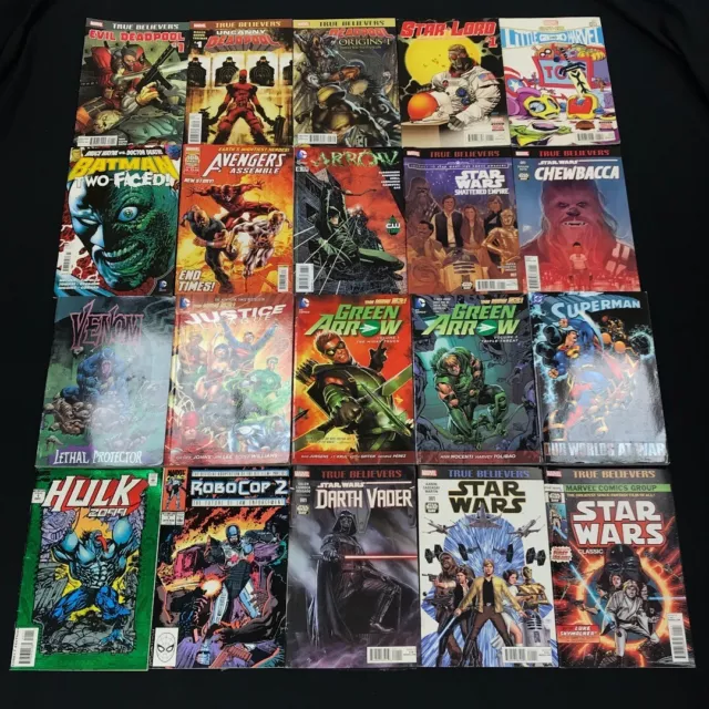 Star Wars Deadpool Hulk Robocop Marvel DC Graphic Novels & Comics x 21 RMF53-SM