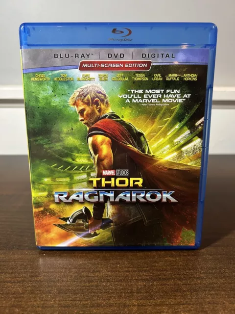 Thor Ragnarok Blu-Ray & DVD Movie Combo (2-Disc, 2018) Marvel Studios Bilingual